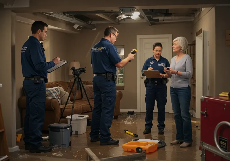 Water Damage Assessment and Insurance Documentation process in Calera, OK