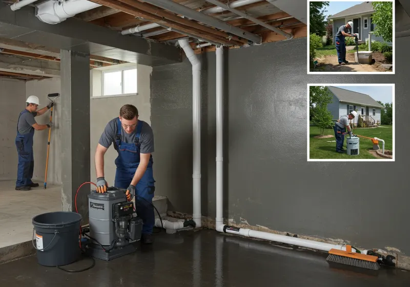 Basement Waterproofing and Flood Prevention process in Calera, OK